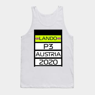 Lando Norris - P3 Austria 2020 Pit Board Tank Top